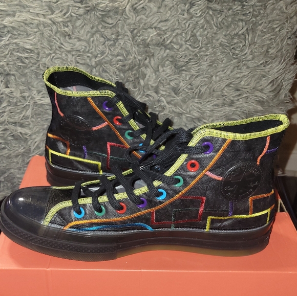 CONVERSE Chuck 70 High Chinese Year Sneakers Black / Black / Opti Yellow - Picture 3 of 9